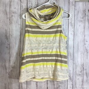 Anthropologie Dolan Turtleneck Striped Sweater M preppy minimalist